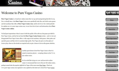 Bonus Code Pure Vegas Casino